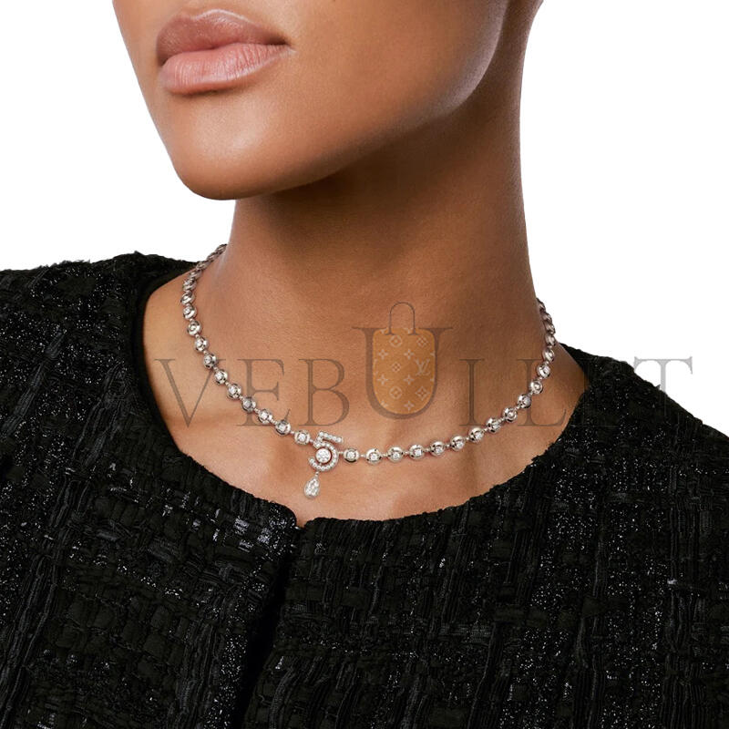 CHANEL ETERNAL NO.5 DIAMOND LINE NECKLACE J13649